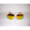 Ochelari dama retro , galben